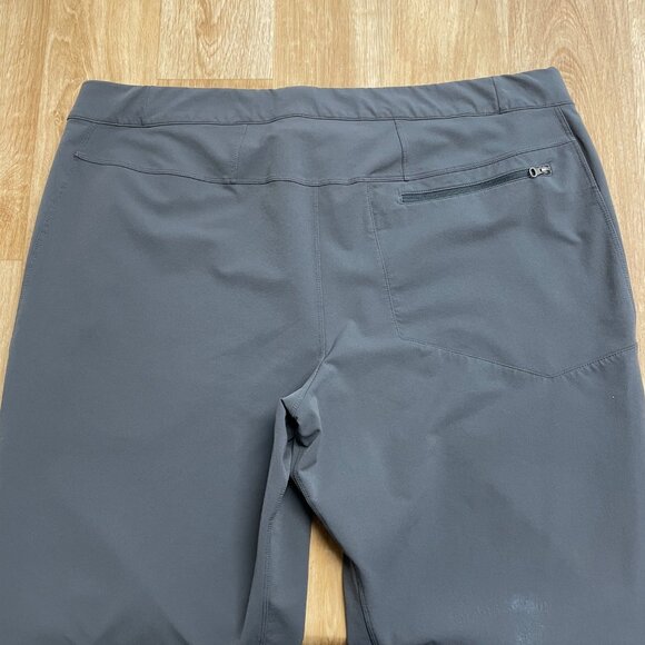 REI PANTS HIKING OUTDOOR STRETCH ZIP POCKETS GRAY MENS SIZE 40 ADJUSTABLE WAIST - Picture 4 of 12